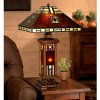 Mission Craftsman Mica Tiffany Table Lamp