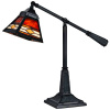 Mission Mica & Tiffany Balance Arm Desk Lamp