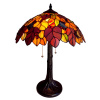 Stained Glass Tiffany Table Lamp Autumn Leaves